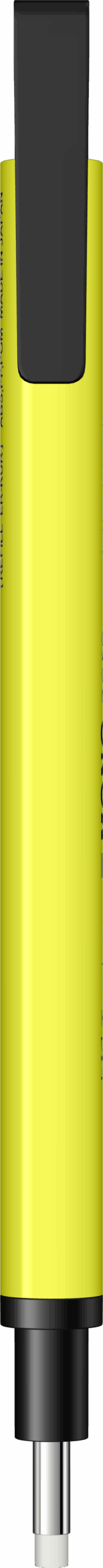 Radiera tip creion varf rotund Neon Yellow